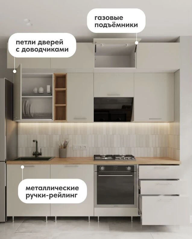 Кухонный гарнитур от производителя на заказ.Кухни